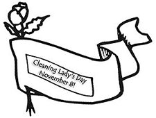 International Cleaning Lady's Day - November 8
