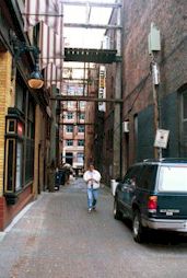 Off the beaten path in Gastown.