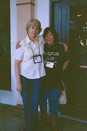 Deni with Maria Hudgins