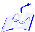 blue book w glasses